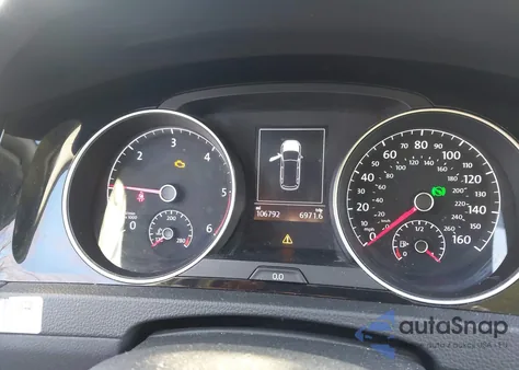 2015 Volkswagen Golf Sportwagen Tdi Sel 4-Door z USA, uszkodzony, nr VIN 3VWCA7AU1FM511966